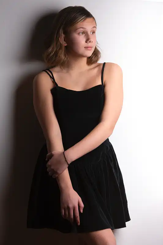Book fotografico bambina Milano, sorriso spontaneo