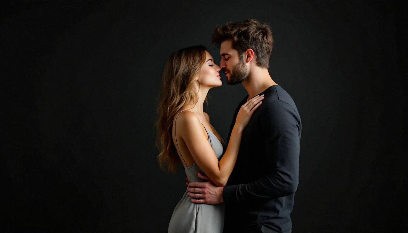 Servizio fotografico di coppia a Milano, due persone in studio